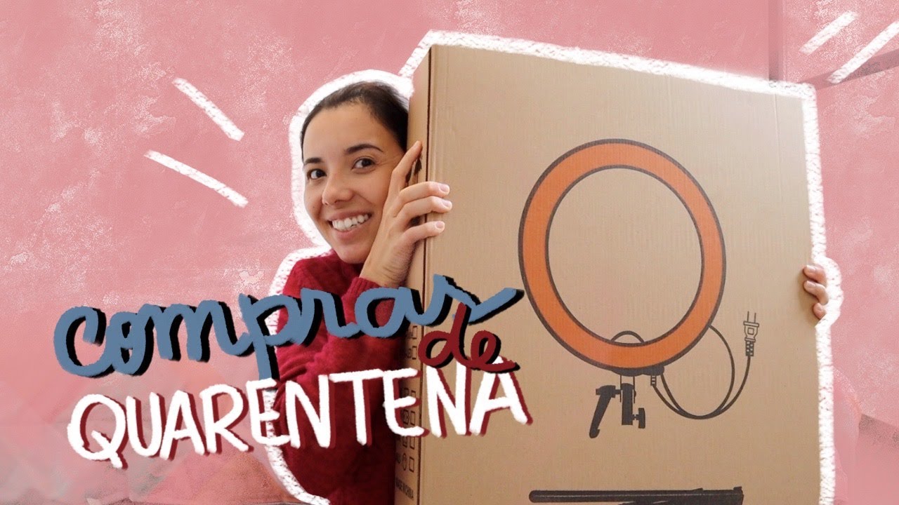 COMPRAS PARA O CANAL - câmera, microfone e ring light