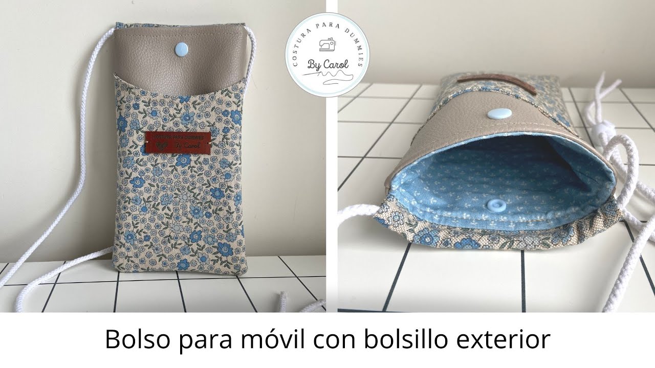 Tutorial costura: ¿Cómo hacer un bolso para móvil sencillo y bonito?
