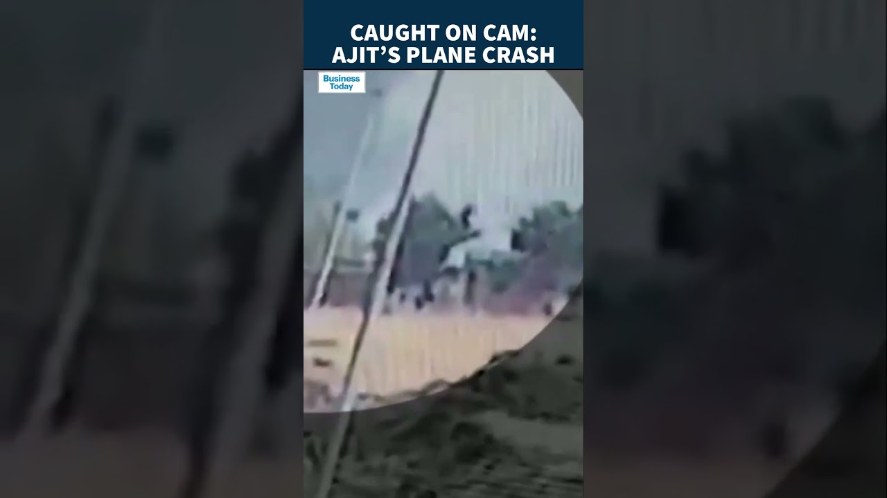 Caught On Cam: First Visuals Of Ajit Pawar&rsquo;s Plane Crash At Baramati