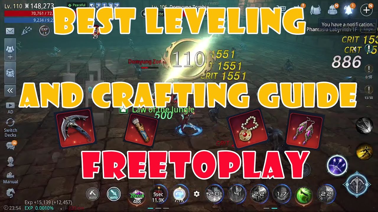 MIR4 - BEST LEVELING AND CRAFTING GUIDE