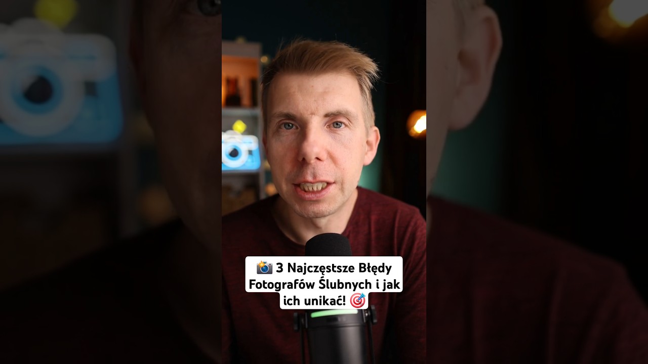 3 Najczęstsze Błędy Fotograf&oacute;w Ślubnych i jak ich unikać | Jacek Sierżyński #shorts