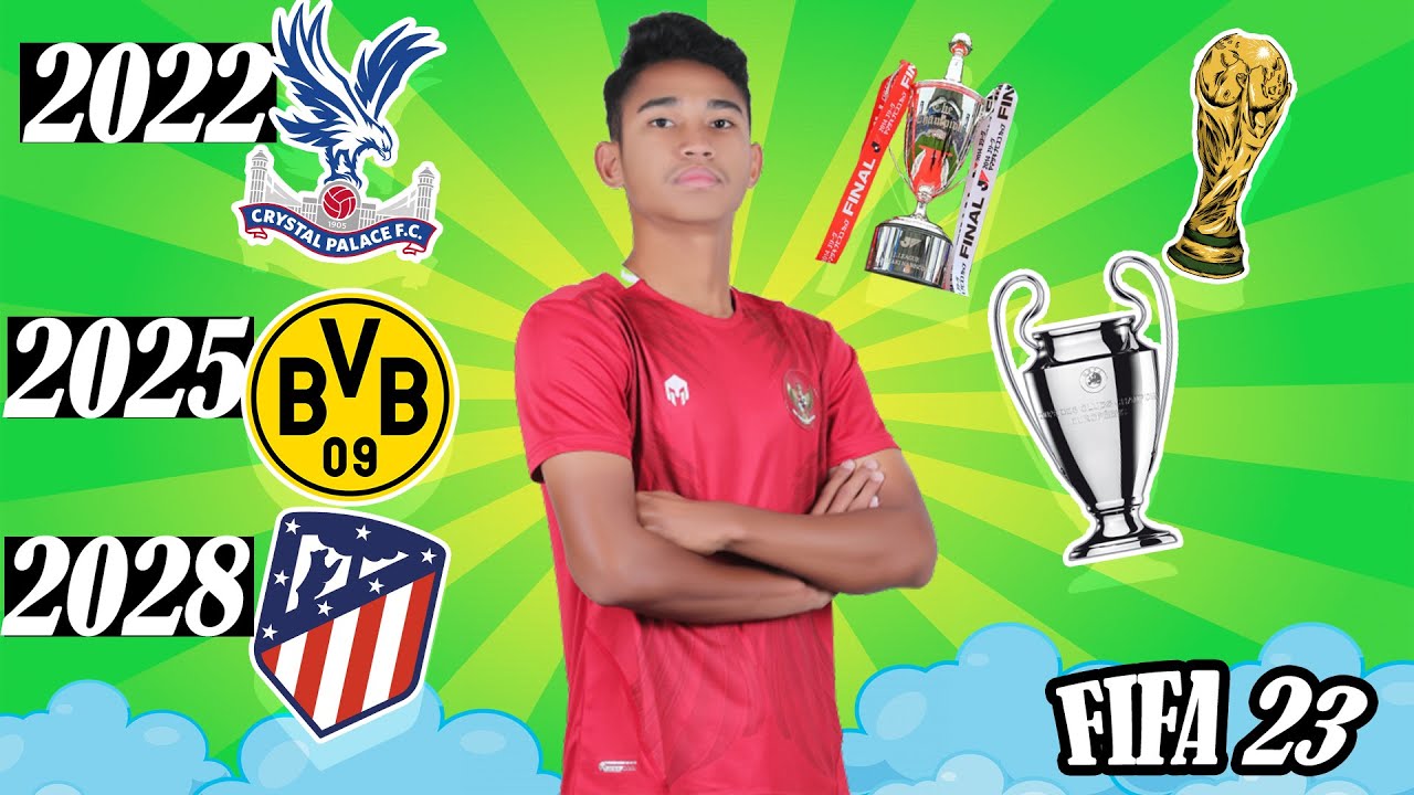 MEMAINKAN KARIR MARSELINO FERDINAN DARI USIA 18 TAHUN & MENJADIKAN PEMAIN ASIA TERBAIK DI FIFA 23