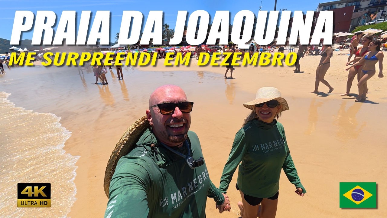 PRAIA DA JOAQUINA: Fui em Dezembro e foi assim, imagina na Temporada? (Florianópolis)