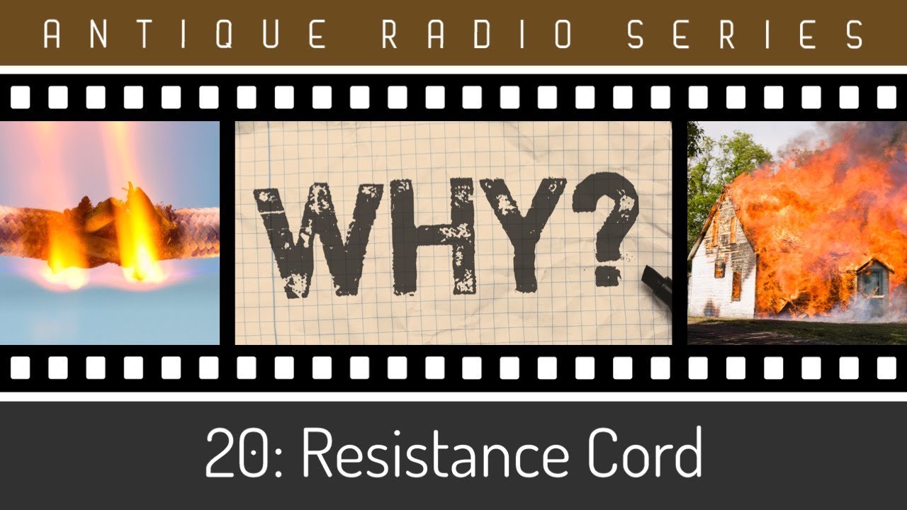 Antique Radio Resistance Cords