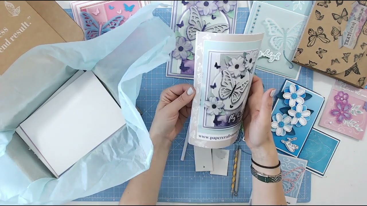 Papercraft Society Box 34 Craftalong with Lou Collins