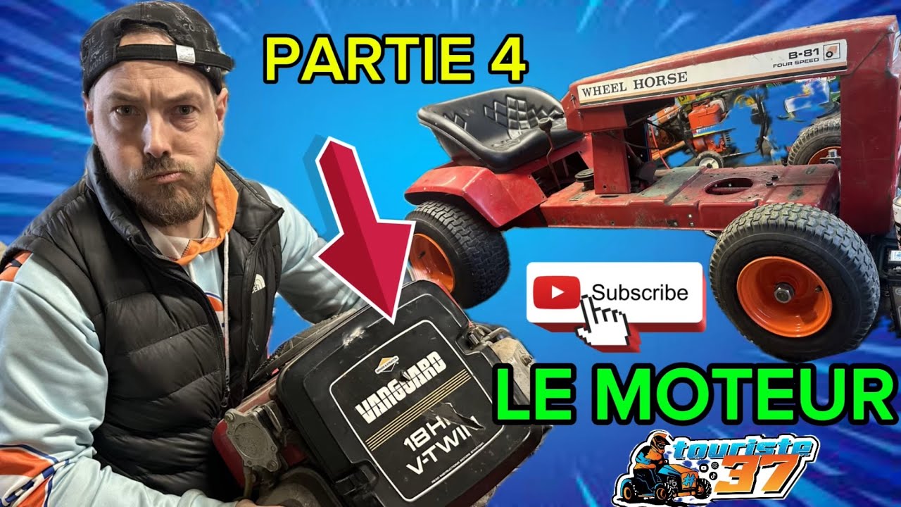 Partie 4 installation du moteur nouveau tracteur de course