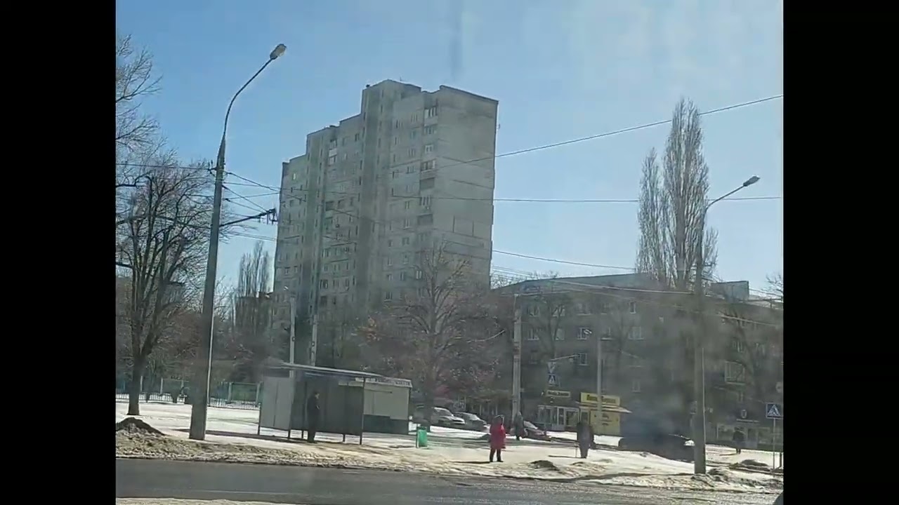 ПОЕЗДКА НА ТРОЛЛЕЙБУСЕ 35 МАРШРУТА ОТ ПРОСПЕКТА ЛЬВА ЛАНДАУ ДО 28 МИКРОРАЙОНА