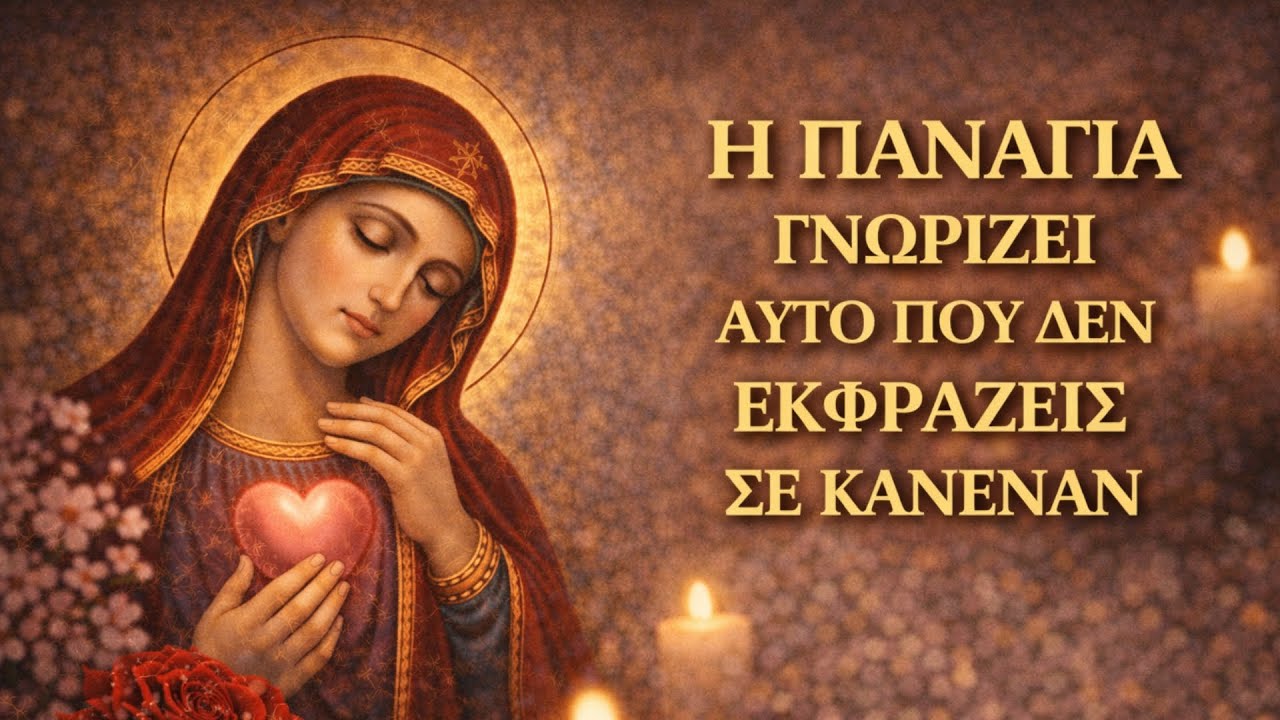 🌹 Η ΠΑΝΑΓΙΑ ΓΝΩΡΙΖΕΙ ΑΥΤΟ ΠΟΥ ΔΕΝ ΕΚΦΡΑΖΕΙΣ ΣΕ ΚΑΝΕΝΑΝ