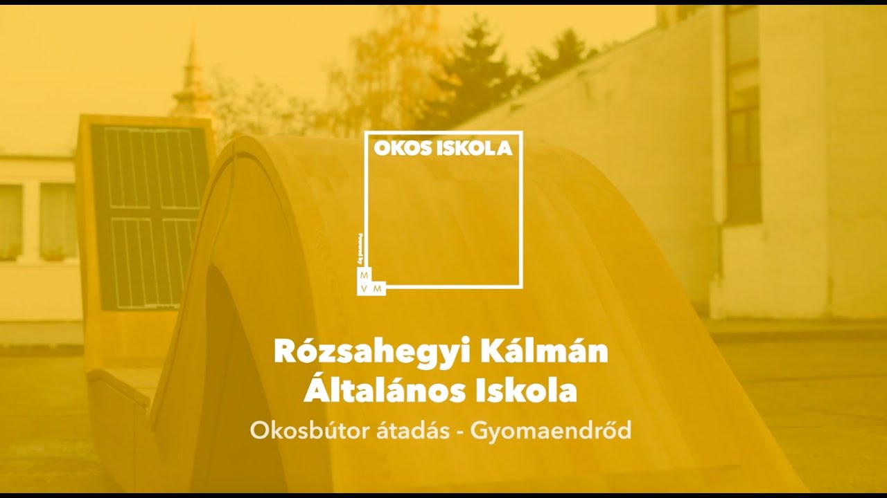 MVM Okosbútor átadás - Gyomaendrőd Rózsahegyi Kálmán Általános Iskola