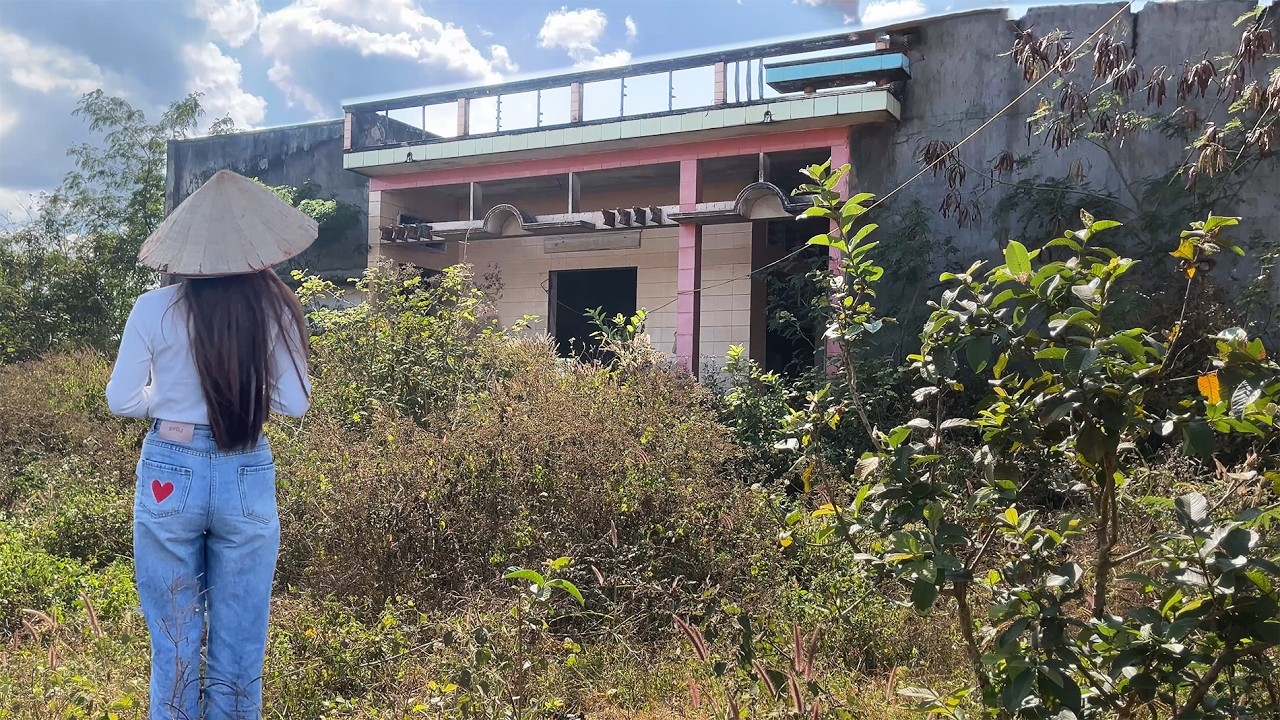 Leaving The City, She Invested LESS THAN 4000 Euros to Buy and Renovate This House.
