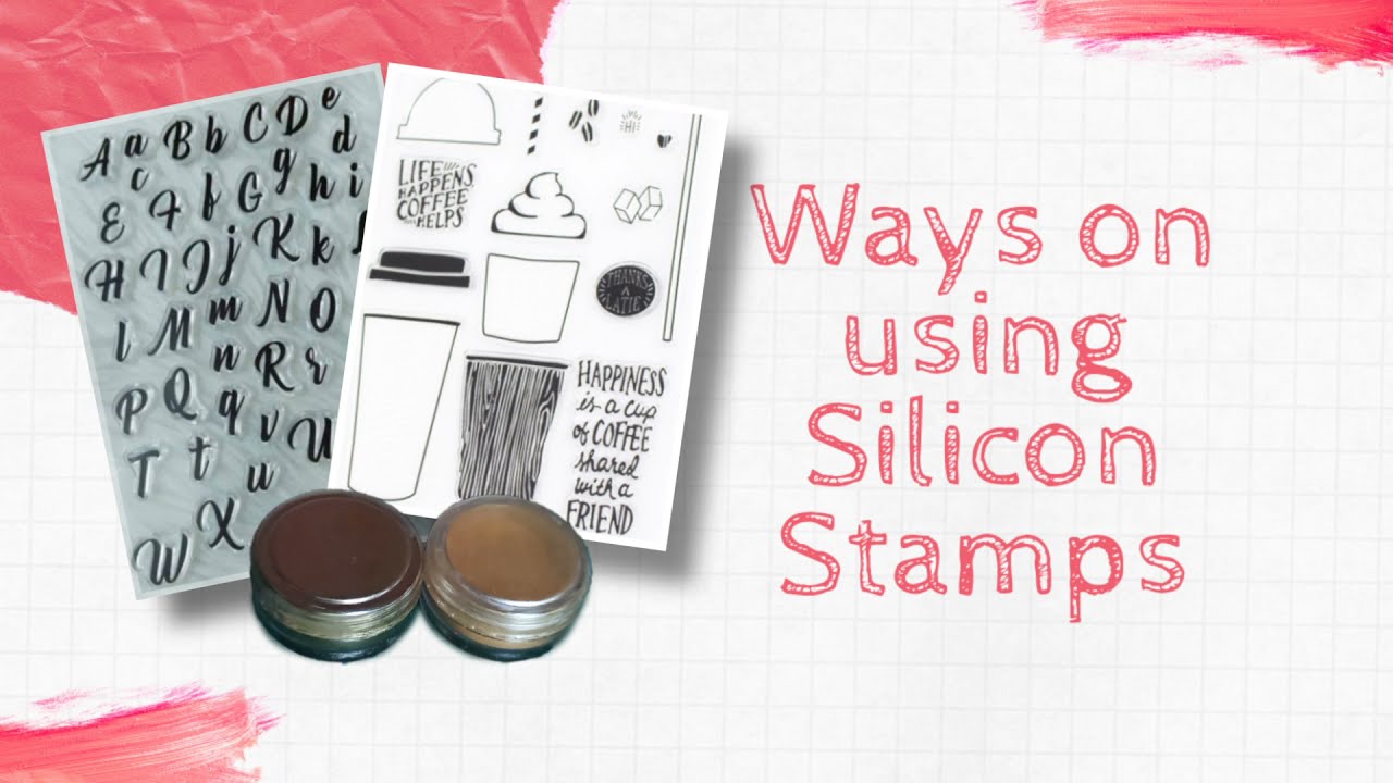Stamp using Silicon Stamps and Mica Powder on Air Dry Clay / FADC