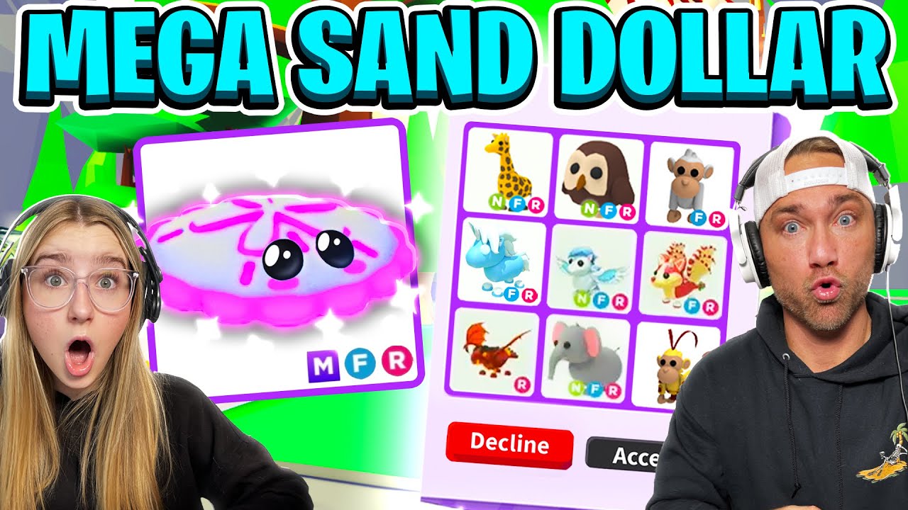 Мы делаем и продаем *НОВЫЙ” МЕГА песчаный доллар в Roblox Adopt Me!