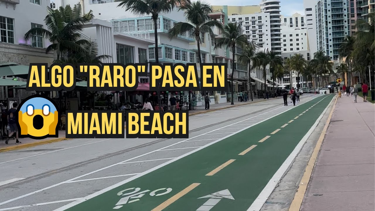 🇺🇸! MIAMI BEACH ! EN PELIGRO ¡