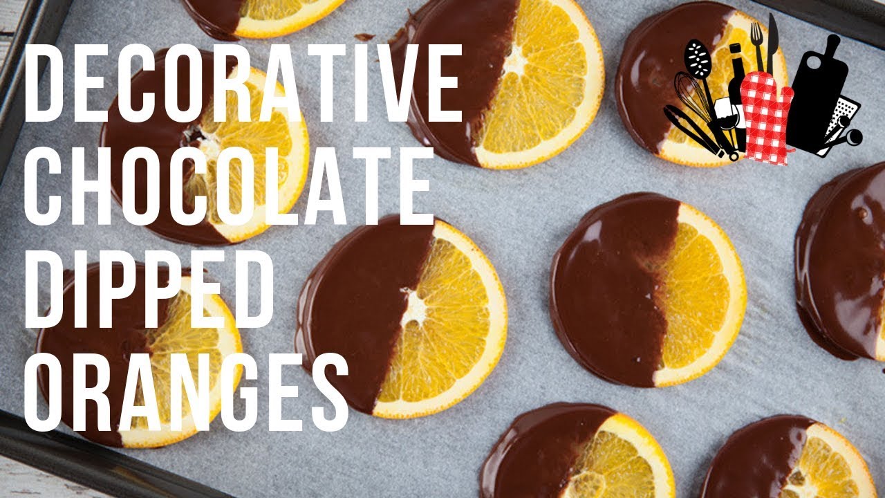 Decorative Chocolate Dipped Oranges | Everyday Gourmet S9 EP48
