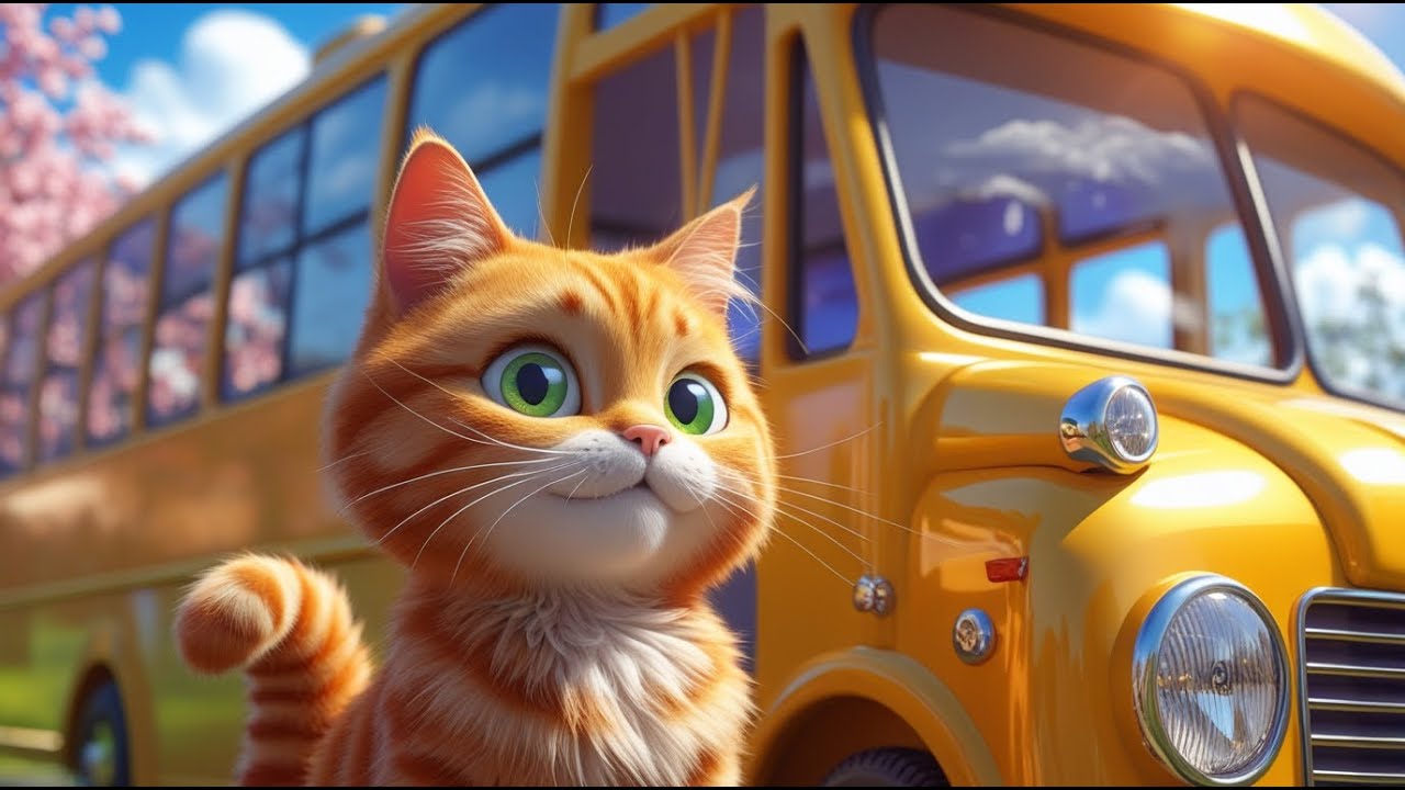 🐱 Рудий Мурчик і машинки 🚂 Пісеньки про потяг, автобус, бульдозер та екскаватор | Збірник для дітей