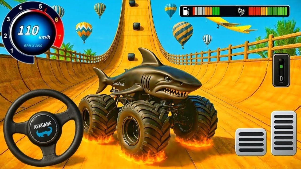 Impossible Mega Ramp Race 3D Challenge – Monster Truck Stunt Car Simulator – Android Gameplay 2026