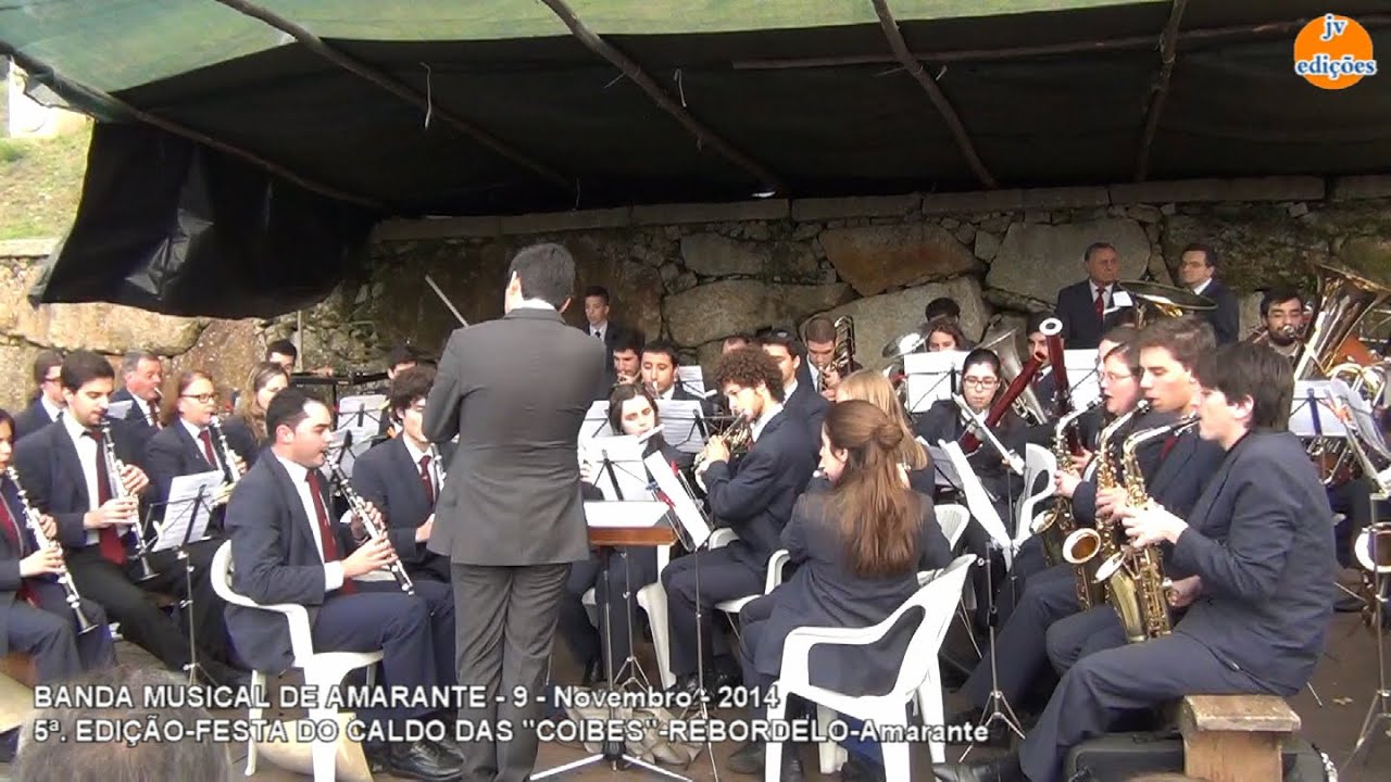BANDA MUSICAL de AMARANTE-Festa do Caldo das COIBES-Rebordelo-2014