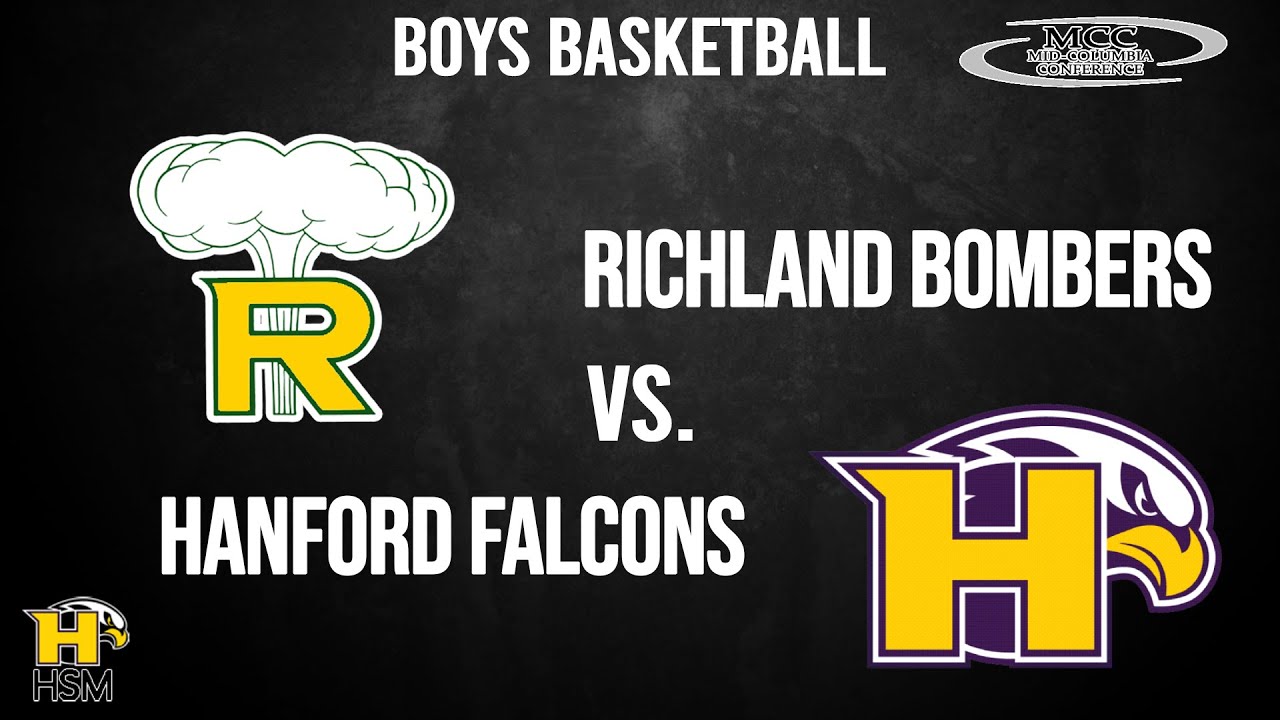 2021-22 MCC Boys Basketball: Hanford Falcons vs. Richland Bombers