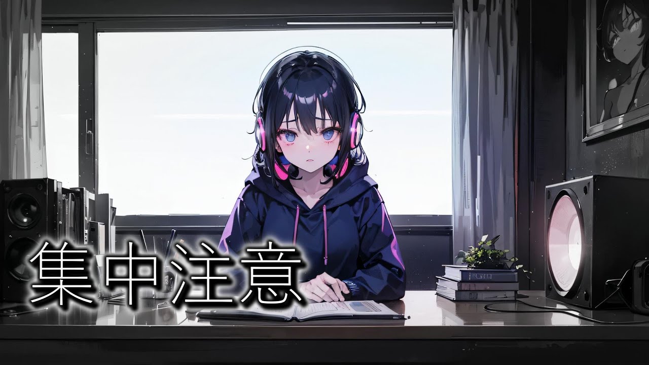 【Lofi × Phonk × R&B】90分 作業用BGM 🖤 夜に深く集中できる中毒サウンド