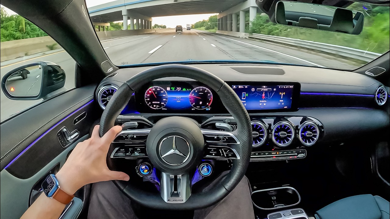 Mercedes CLA 35 AMG 2024 года — ежедневные поездки на 302-сильном купе