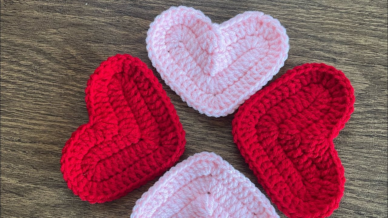 Corazón ♥️🩷paso a paso 