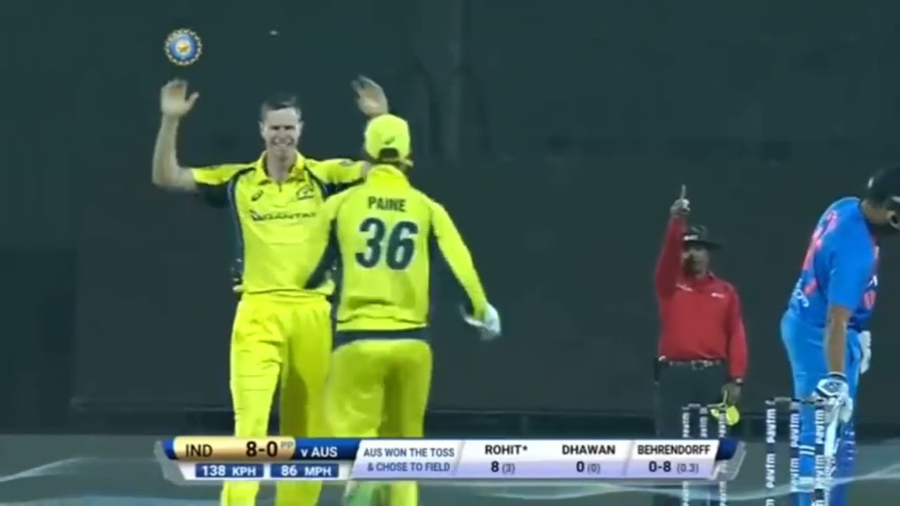 Jason Behrendorff 4/21 against India