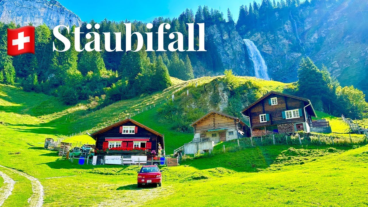 Штойбифолл, Швейцария🇨🇭Самый живописный водопад в мире!