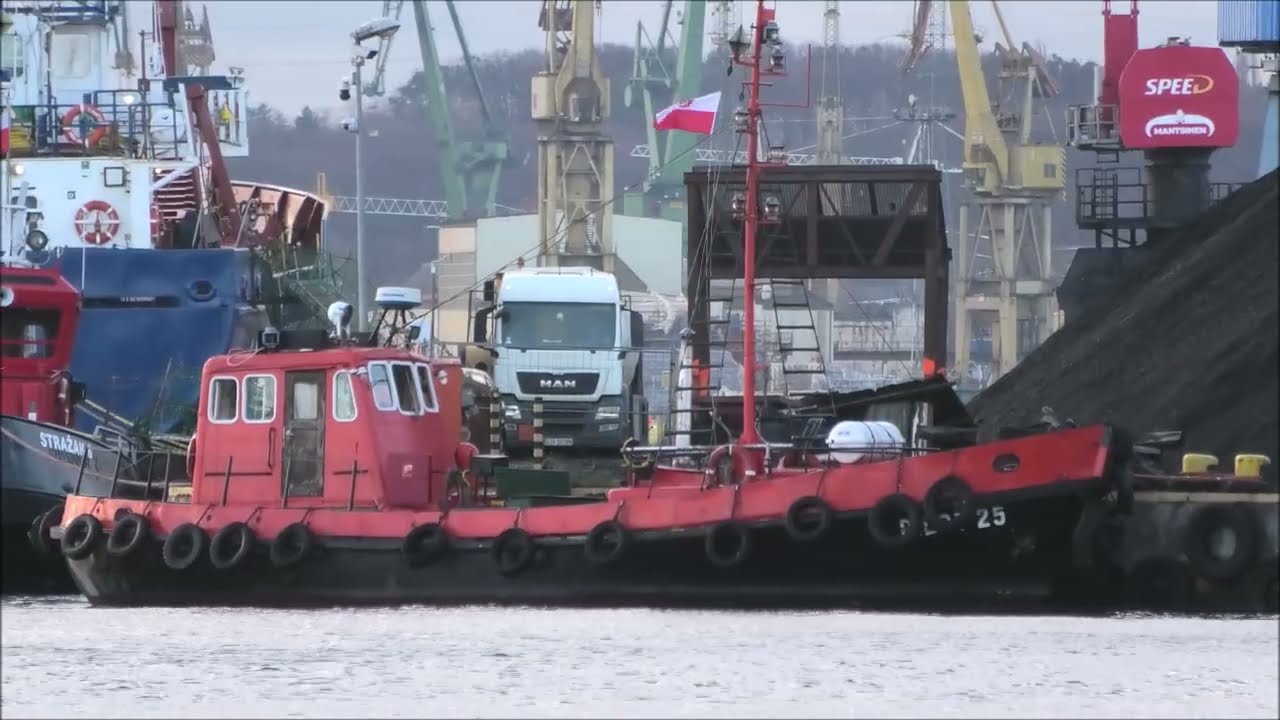 Gdańsk Nowy Port- 17.12.2024 Typowy dzień w Gdańskim Porcie