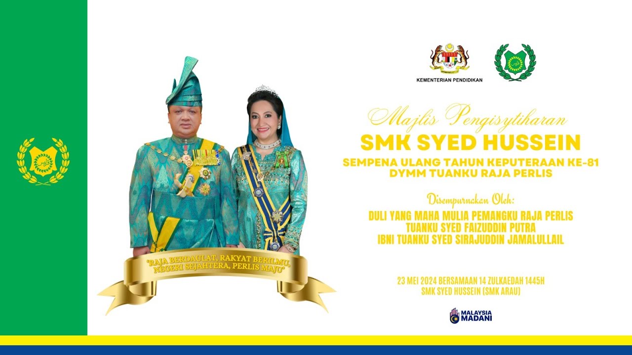 MAJLIS PENGISYTIHARAN SMK SYED HUSSEIN
