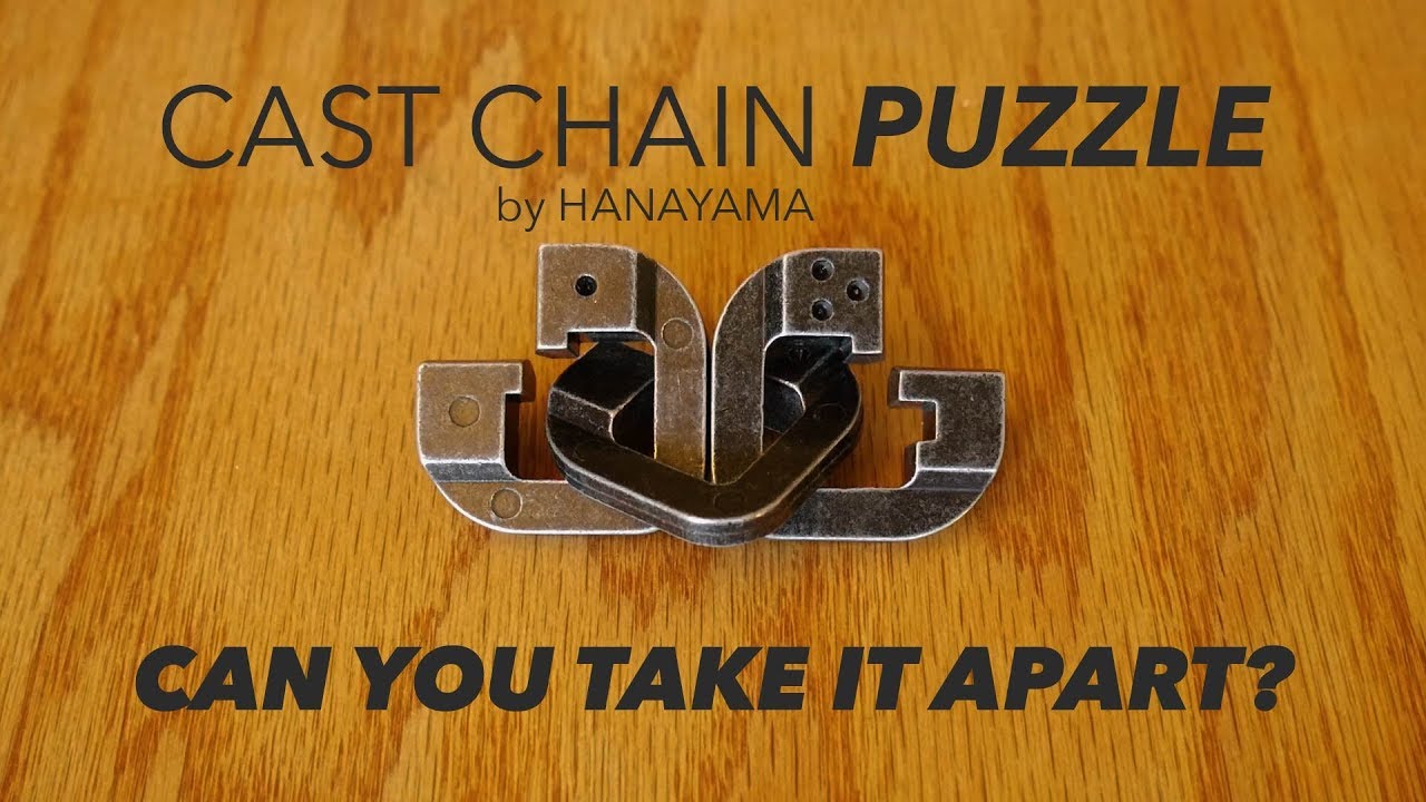 Can You Take It Apart? The Cast Chain Puzzle by Hanayama