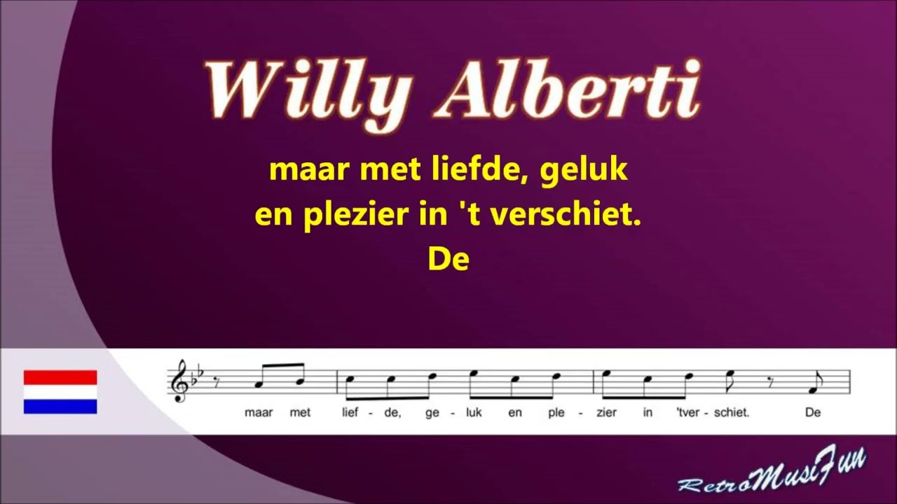 Willy Alberti - De glimlach van een kind - Karaoke