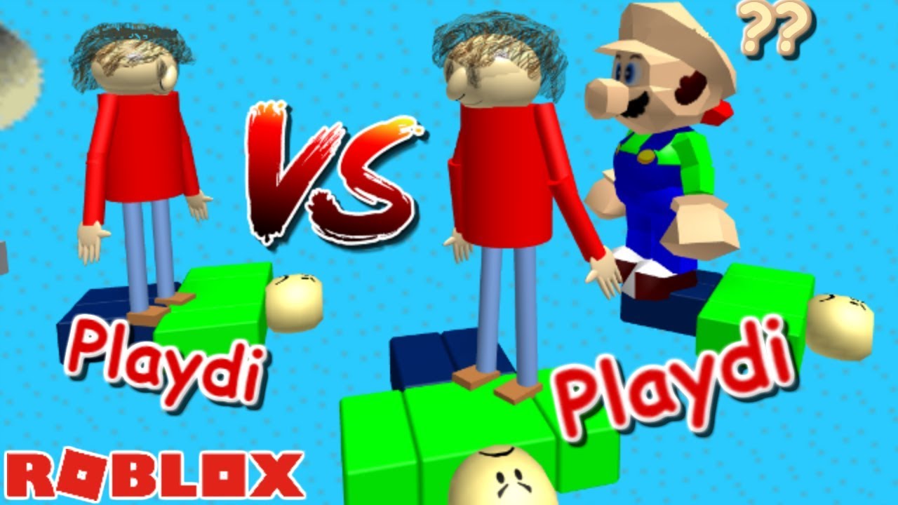 PLAYDI VS PLAYDI, BUT MARIO BALDI IS CONFUSED!! | The Weird Side of Roblox: Baldi's Basics OBBY