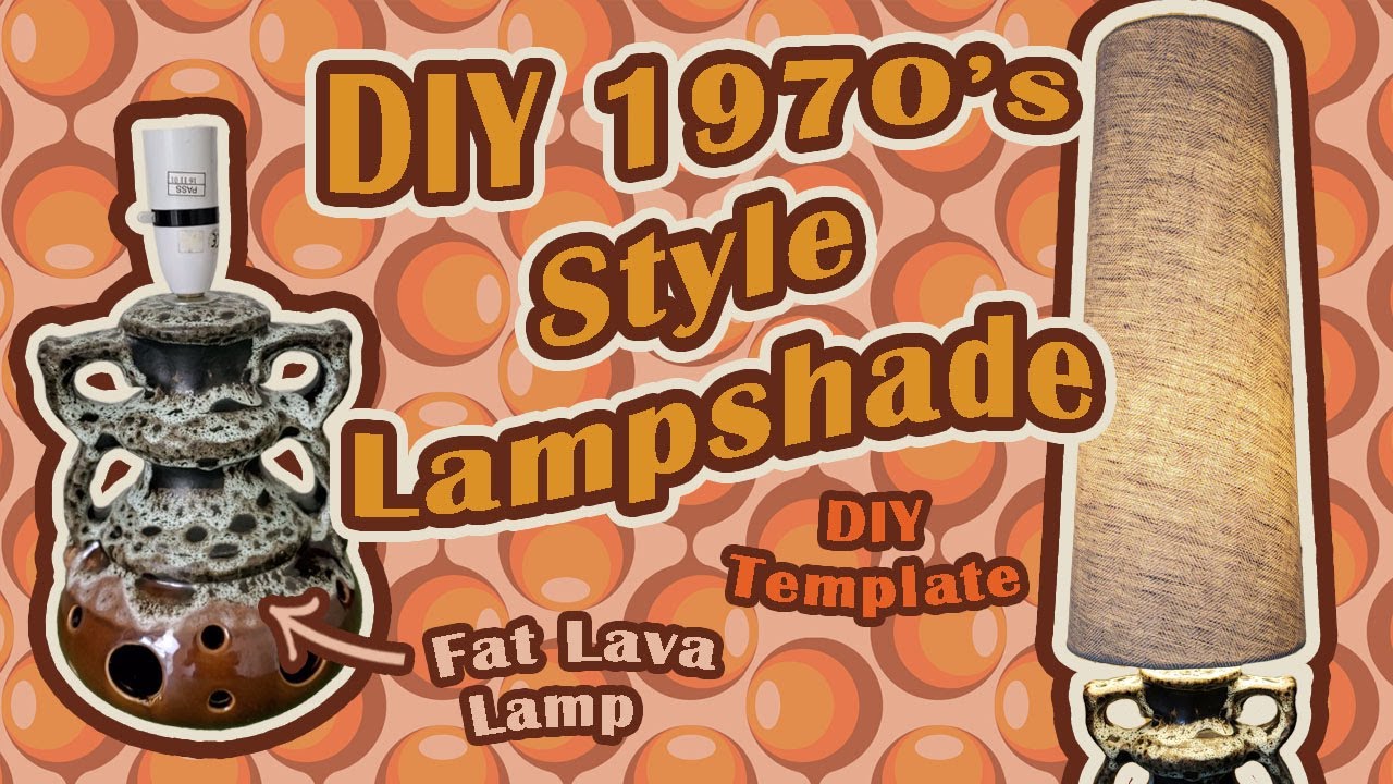DIY 1970's Inspired Tapered Lampshade | Vintage Style