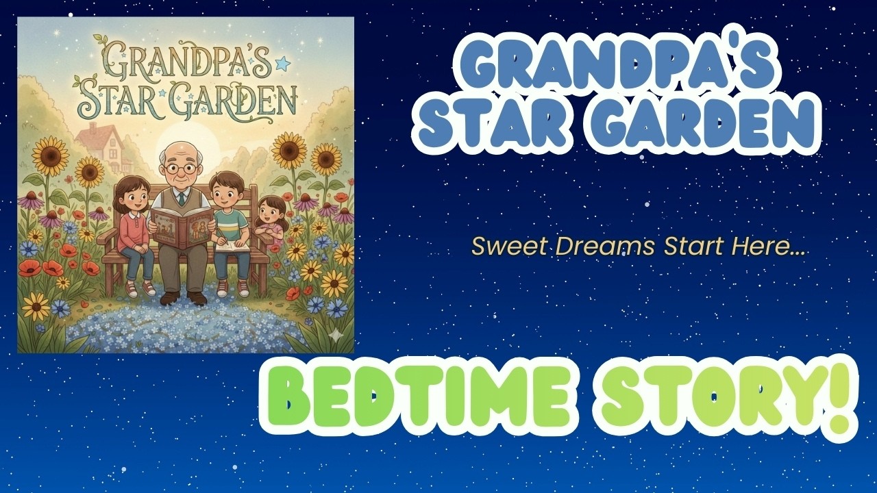 Grandpa's Star Garden | Beautiful Bedtime Story About Love & Memory for Families | Cozy Story