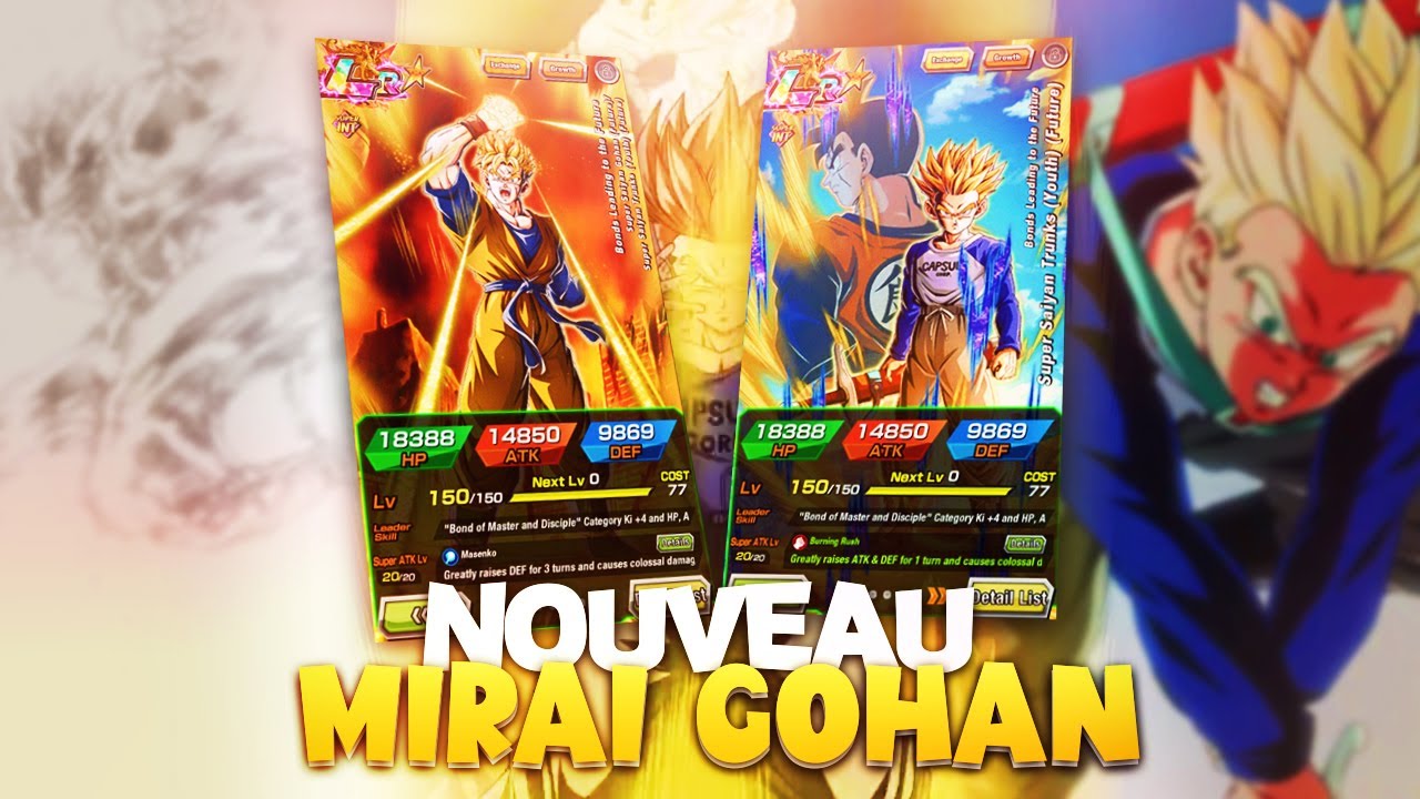 IL EST TROP BEAU BORDEL ! | REACT KIT & ANIMATION MIRAI GOHAN/MIRAI TRUNKS LR INT | DOKKAN BATTLE 🔥