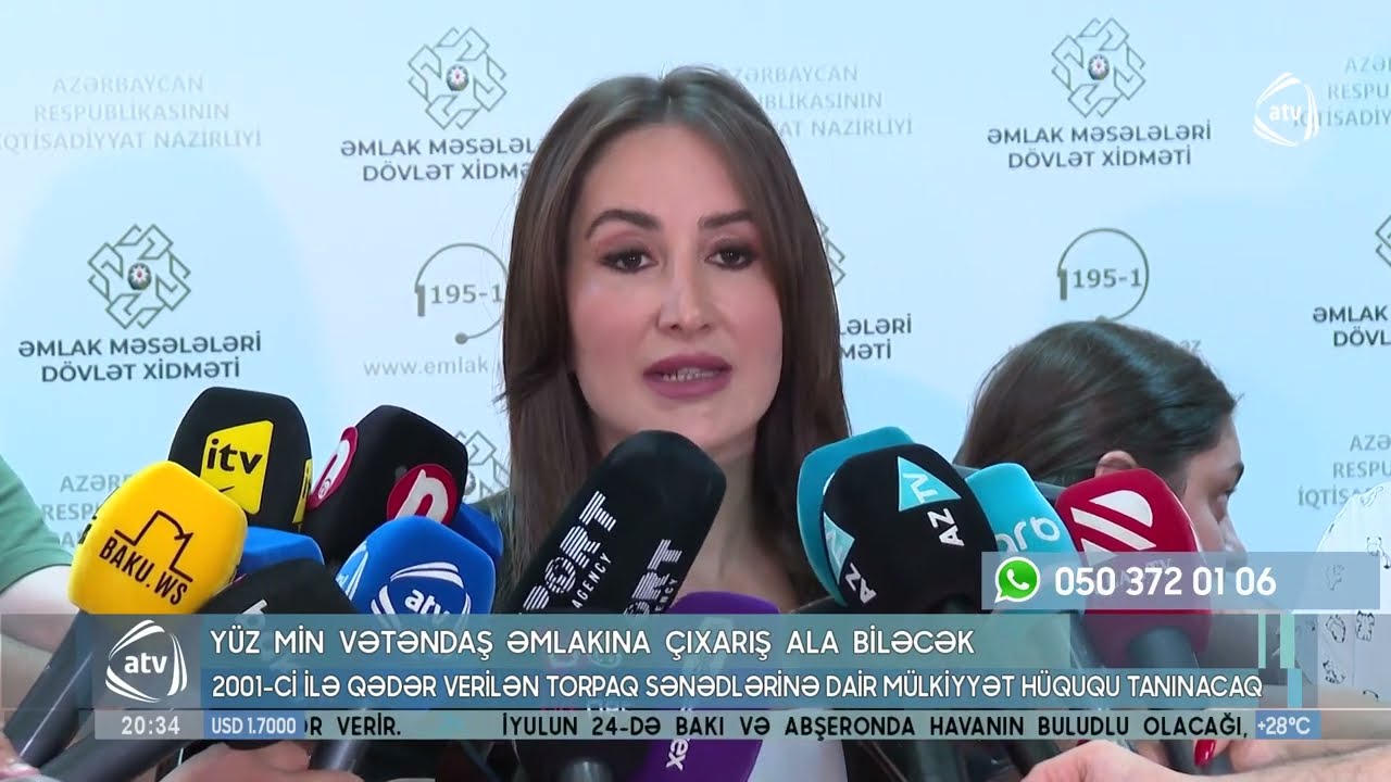 Daşınmaz əmlaka dair bir sıra sənədlər çıxarış üçün hüquqi əsas verir