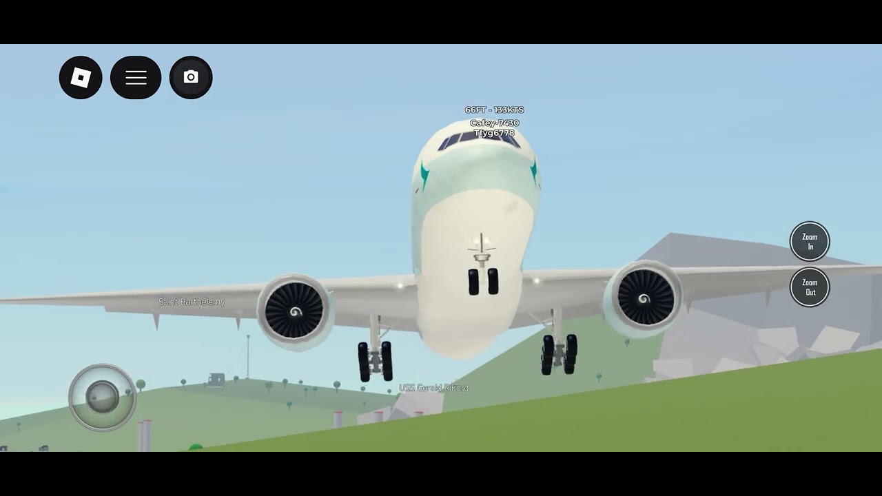 Plane butter land contest 
