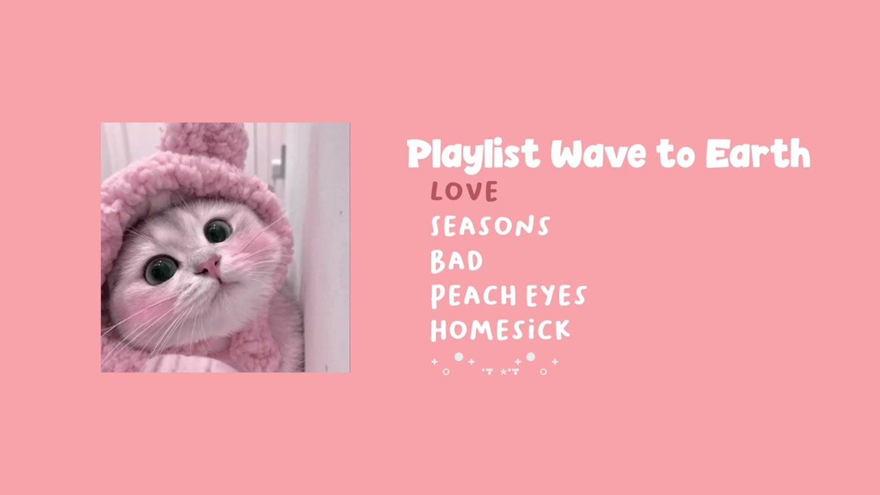Wave to Earth Chill Playlist ˚˖𓍢🌷✧˚.🎀⋆