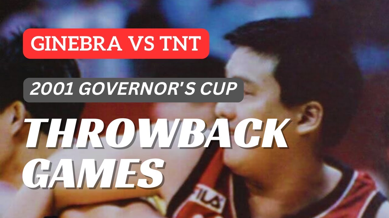 GINEBRA vs TNT | 2001 PBA Governor's Cup | LIMPOT-MENESES Tandem | FULL GAME | PBA THROWBACK