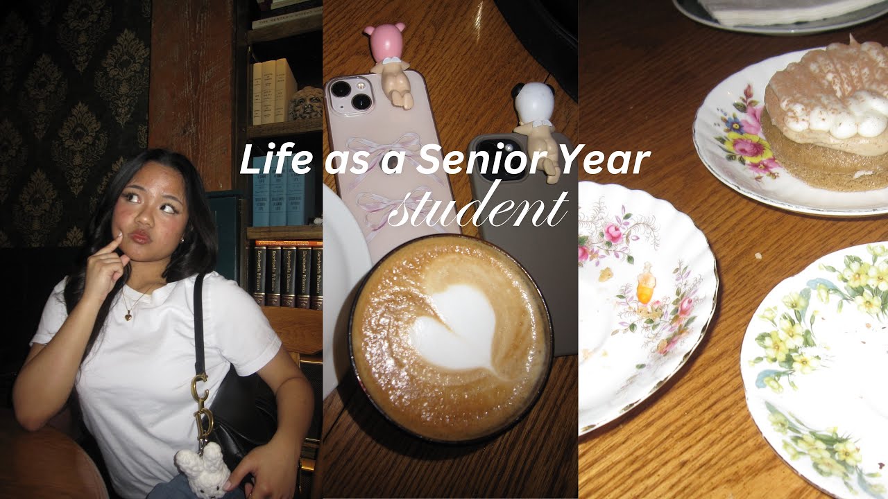 Life as a Senior Year Student 🧸🧾 | Shopping, Cafe hopping, Day in my life, Errands etc.