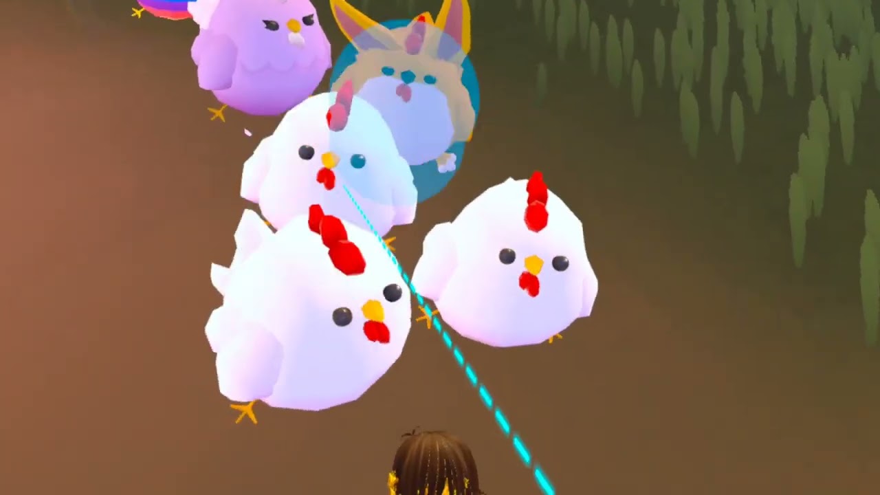 Feeding the Chickens in Vrchat #Vrchat #Chickentopia