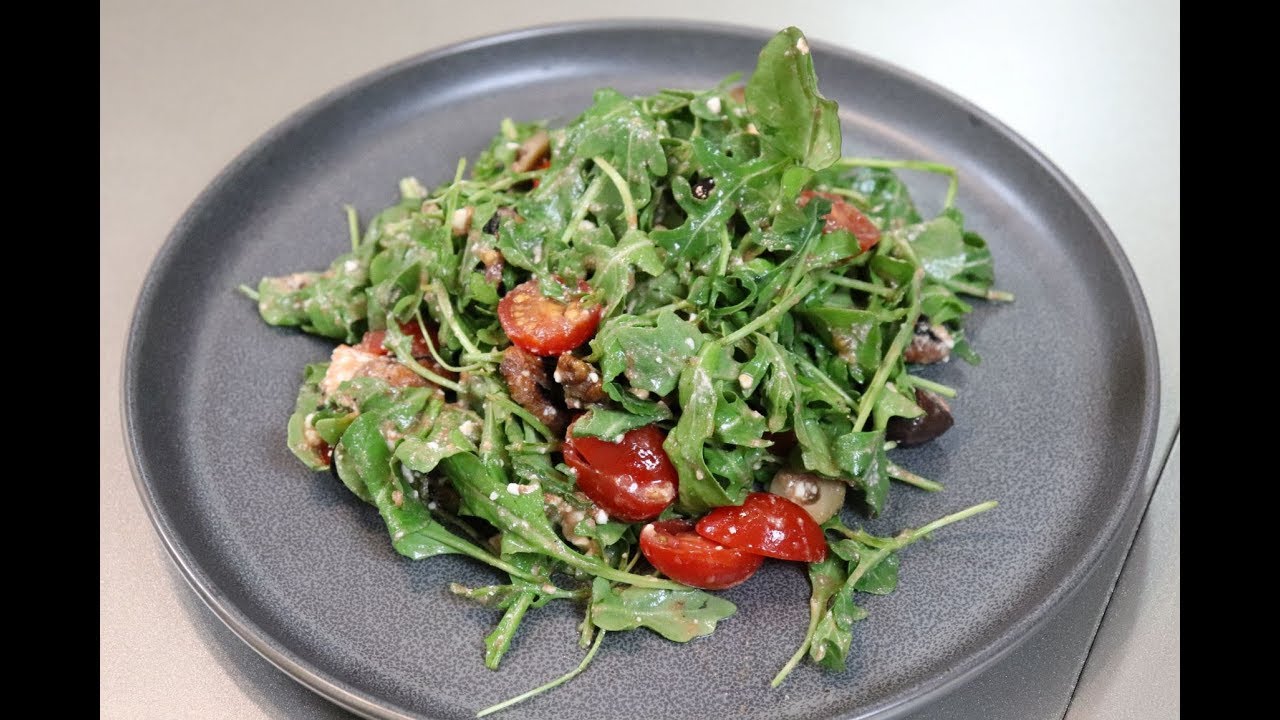 Ensalada de rucula muy facil de  hacer