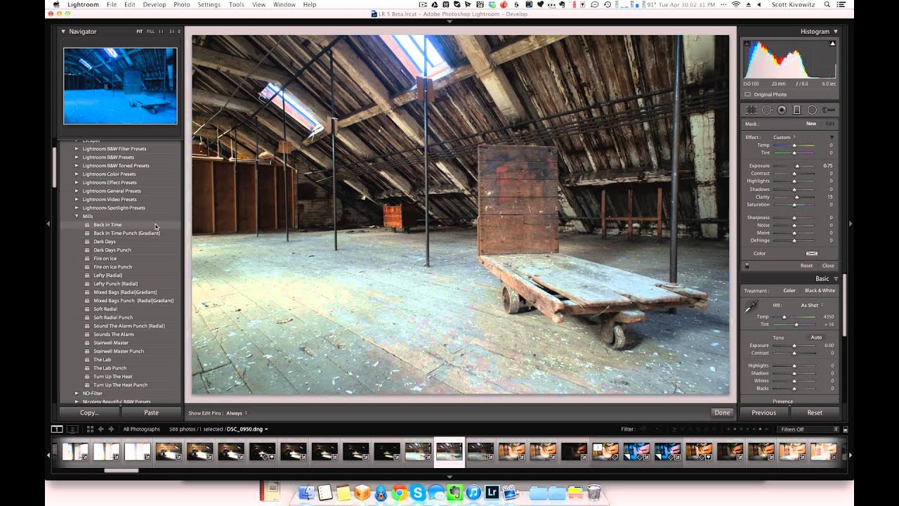Adobe Lightroom 5 - Mills Inspired Presets