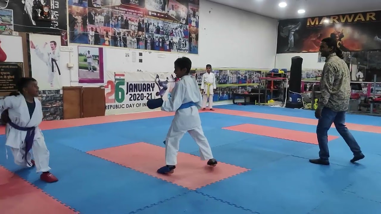 Karate kumite fight ✌️✌️✌️✌️