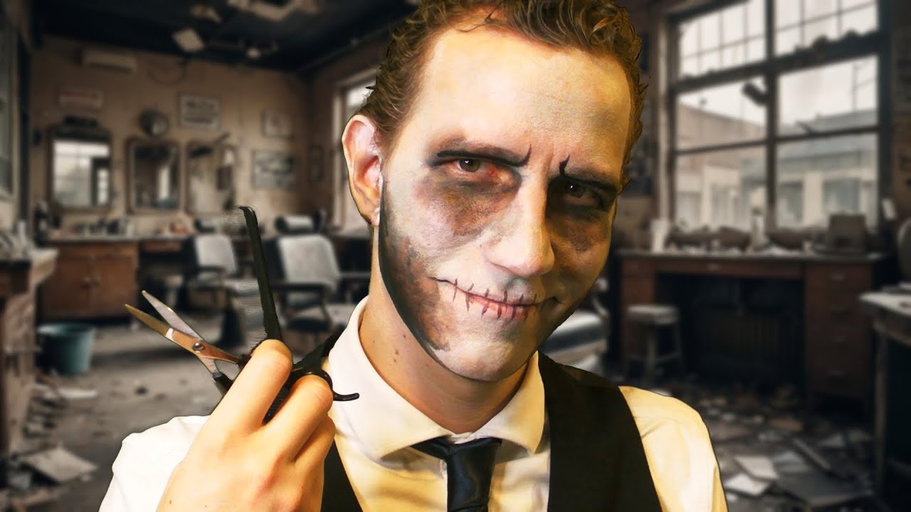 Brain-Melting Zombie Face Spa and Shave | ASMR Halloween Roleplay