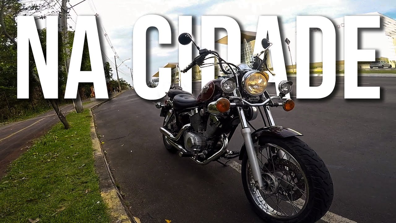 Como a VIRAGO 250 se sai NA CIDADE?