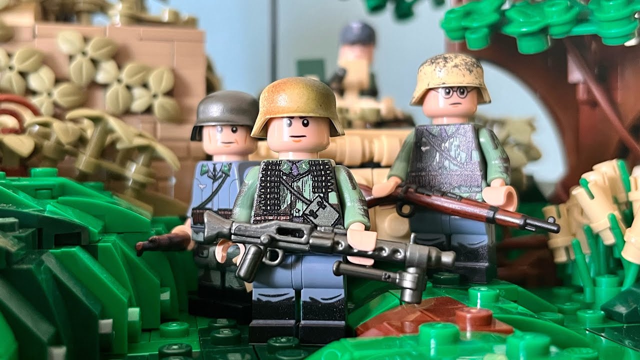 18. LUFTWAFFEN-Felddivision in NORMANDY 1944 | LEGO WW2 MOC Timelapse Speed Build