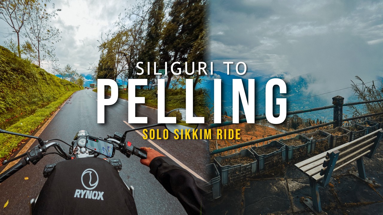 Unbelievable SOLO Ride to Pelling via Namchi's Char Dham Temple | SILIGURI TO PELLING