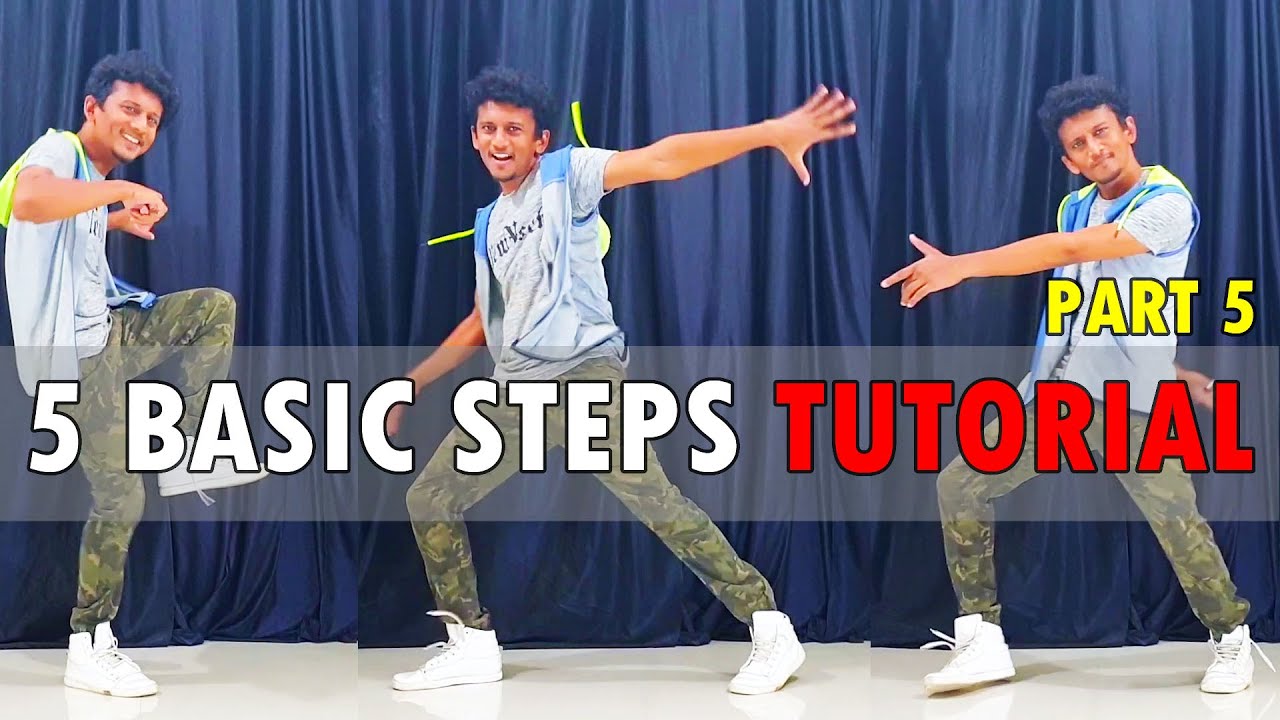 5 Basic Dance Steps for Beginners PART 5 || Nishant Nair Tutorial
