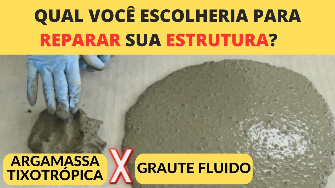 GRAUTE X ARGAMASSA DE REPARO, QUAL USAR NA ESTRUTURA? DESVENDANDO AS FICHAS TÉCNICAS Ep. #01